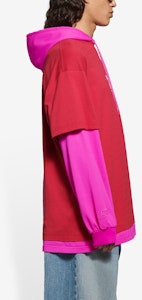 Balenciaga Your Logo Here Baju Bertudung 'Raspberry/Putih' 657037 TKV82 6295 Details for Balenciaga Your Logo Here Baju Bertudung 'Raspberry/Putih' 657037 TKV82 6295