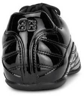 Balenciaga Zen Kasut Kulit 'Hitam Kasual Sukan' 6175640Black Order Balenciaga Zen Kasut Kulit 'Hitam Kasual Sukan' 6175640Black