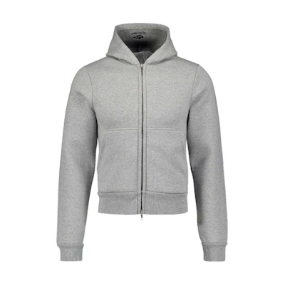 Balenciaga Zipped Hoodie Regular Fit Grey for Men 790382TQVN9-麻GREY