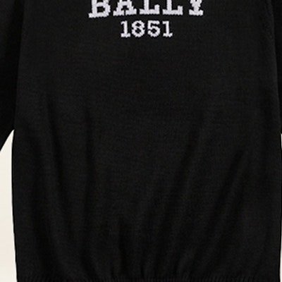 BALLY Sweater Hitam Crew Neck Desain Santai dengan Cetak Huruf. 6302515 Shop BALLY Sweater Hitam Crew Neck Desain Santai dengan Cetak Huruf. 6302515