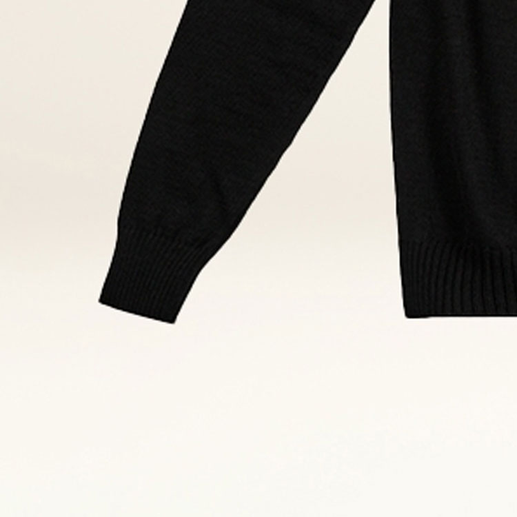 Details for BALLY Sweater Hitam Crew Neck Desain Santai dengan Cetak Huruf. 6302515