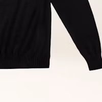 Sizing BALLY 黑色圓領毛衣 字母印花休閒設計 6302515