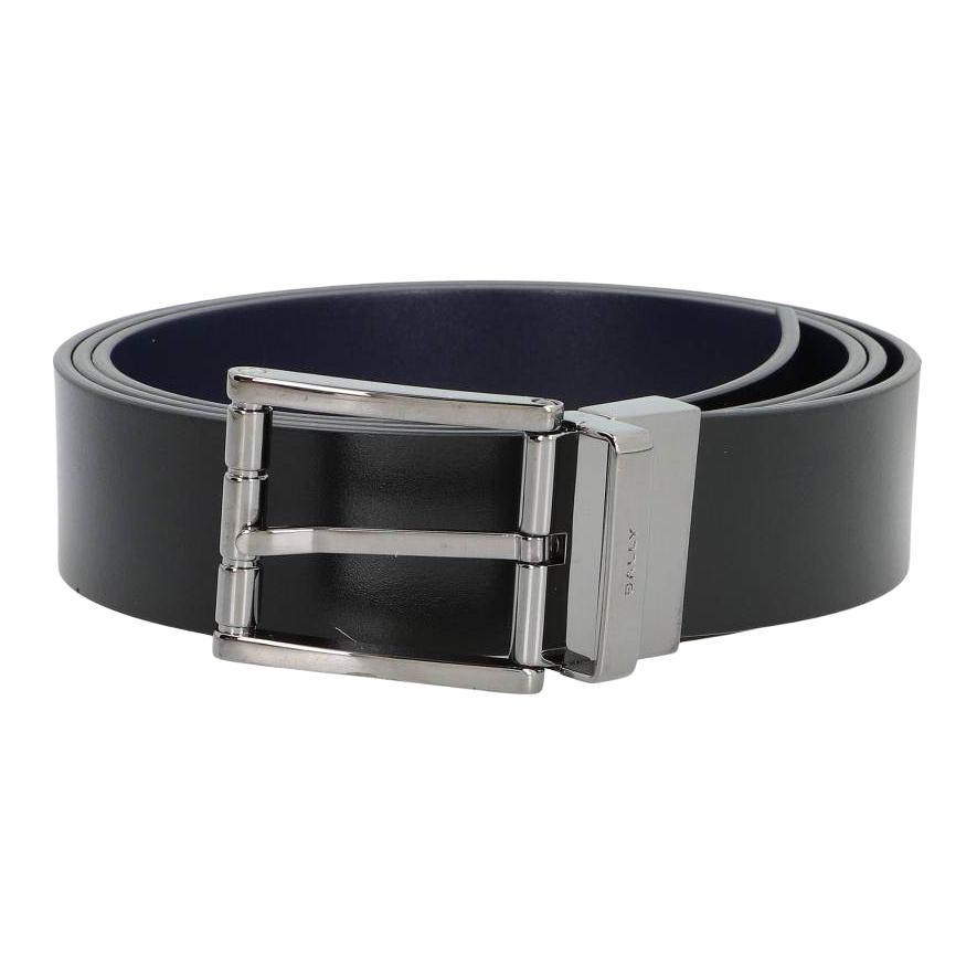 Order 발리 블랙 가죽 벨트, 솔리드 디자인, 폭 3.5CM. MBB02KVT755I9S6R