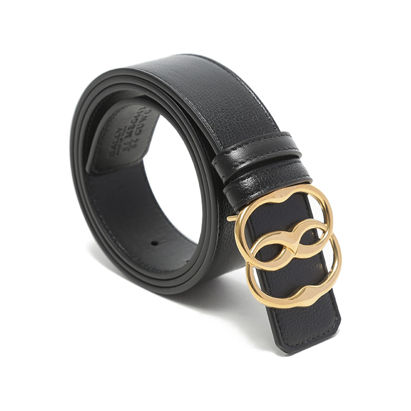 Lookbook BALLY  Black Leather Reversible Belt with Business-Grade Buckle 3.5cm. 6305015