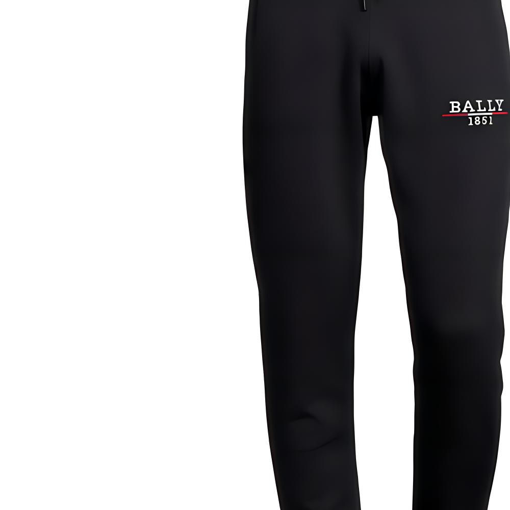 Purchase 발리 블랙 레터 프린트 드로스트링 조거 팬츠. M4OU201