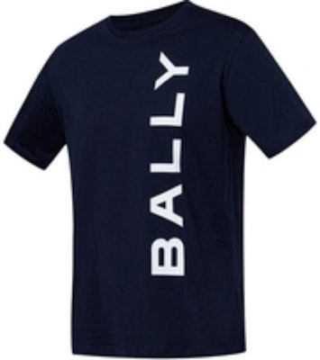 BALLY 蓝色标志印花圆领短袖T恤 6306481 Shop BALLY 蓝色标志印花圆领短袖T恤 6306481