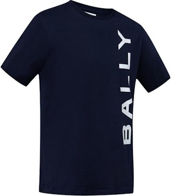 BALLY 蓝色标志印花圆领短袖T恤 6306481 Purchase BALLY 蓝色标志印花圆领短袖T恤 6306481