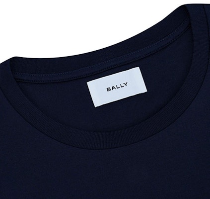 BALLY 蓝色标志印花圆领短袖T恤 6306481 Details for BALLY 蓝色标志印花圆领短袖T恤 6306481