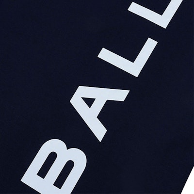 BALLY 蓝色标志印花圆领短袖T恤 6306481 Sizing BALLY 蓝色标志印花圆领短袖T恤 6306481