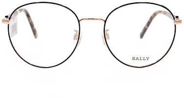 Lookbook BALLY BY5046-H Gafas Ópticas Redondas Negro-Dorado - Serie Avant-Garde. BY5046-H 005