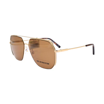 BALLY Double-Beam Holiday Sports Sunglasses BY0063-H Gold/Dark Brown BY0063-H 28E