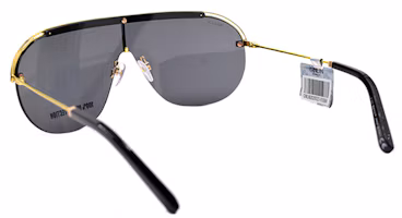 Shop BALLY Kacamata Sport Trendy Emas Half-Frame BY0061-H untuk Liburan. BY0061-H 30A