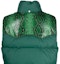 Sizing 발리 그린 스네이크 프린트 지퍼 캐주얼 베스트. 6305031