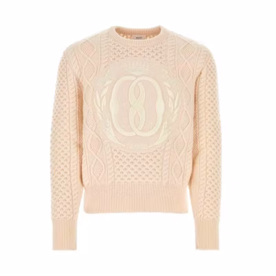 BALLY Light Yellow Round Neck Pullover Sweater Long Sleeve Knit. M5LRA08KMKN01RU103