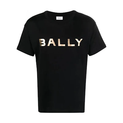 BALLY Logo Pattern Crew Neck Casual Short Sleeve T-Shirt 6305797