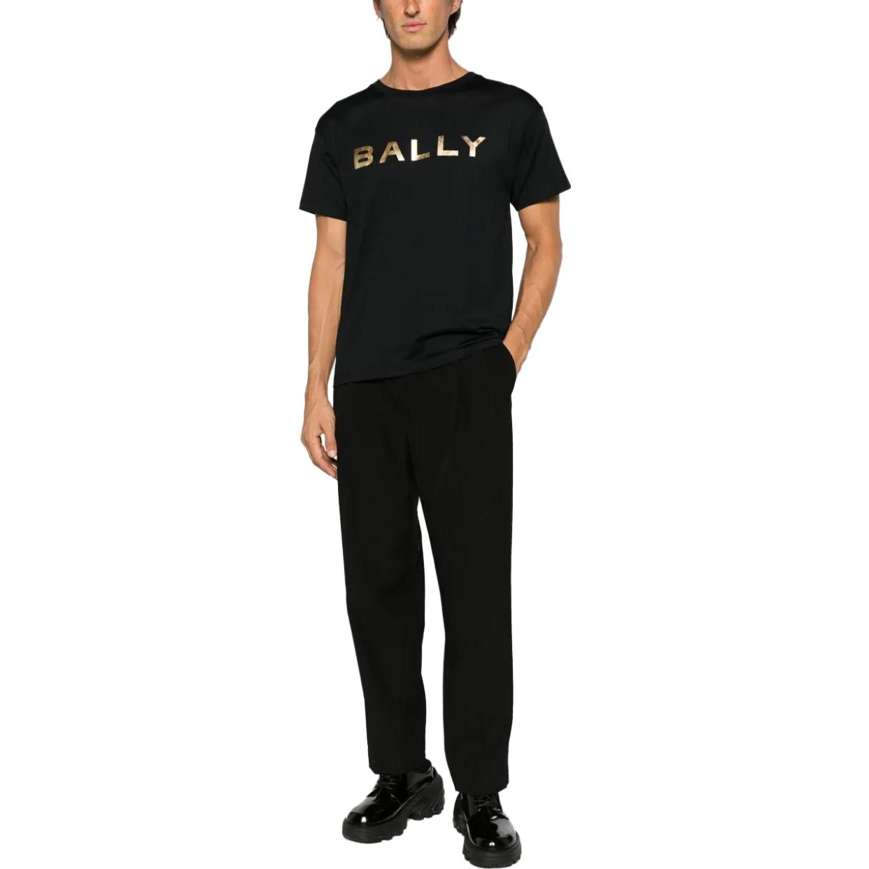 Lookbook 발리 로고 패턴 크루넥 반팔 캐주얼 티셔츠 6305797