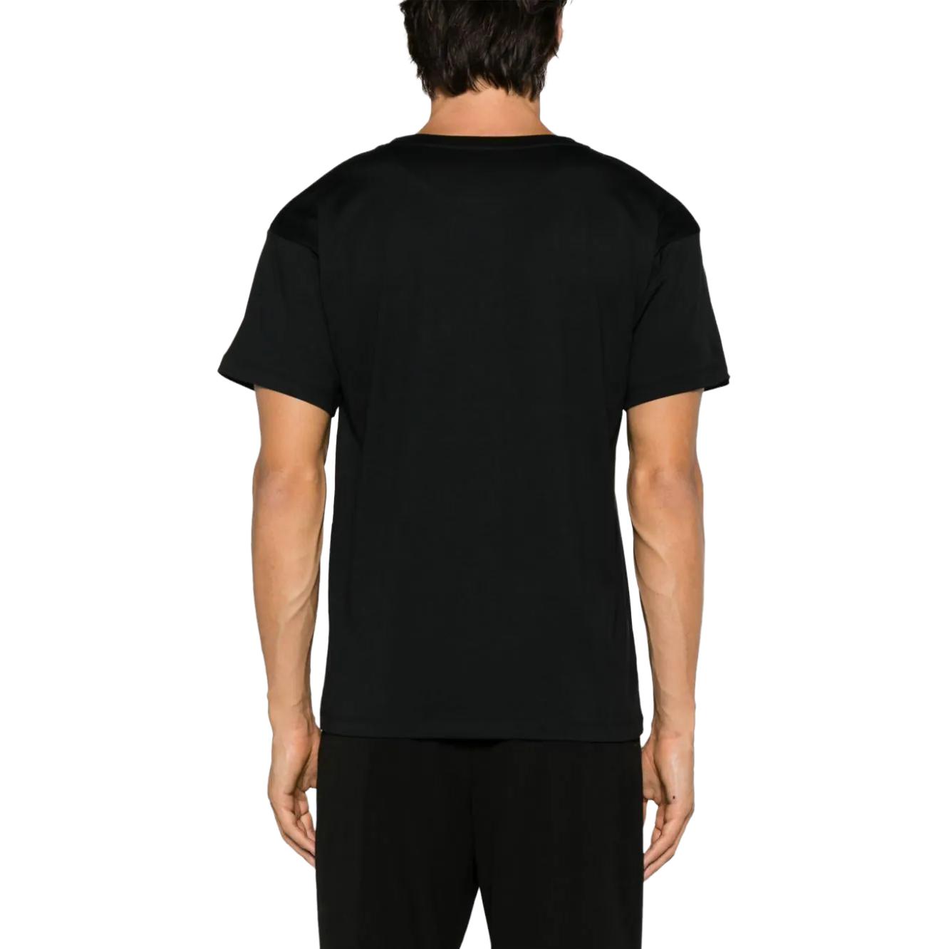 Shop 발리 로고 패턴 크루넥 반팔 캐주얼 티셔츠 6305797