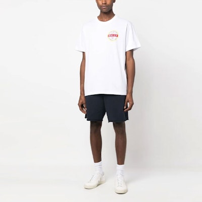 バリー ロゴプリント クルーネック半袖Tシャツ ホワイト 6303583 Lookbook バリー ロゴプリント クルーネック半袖Tシャツ ホワイト 6303583