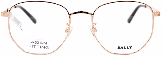 Lookbook BALLY Gafas Ópticas BY5052-D Oro Rosa - Estilo Minimalista Empresarial. BY5052-D 028