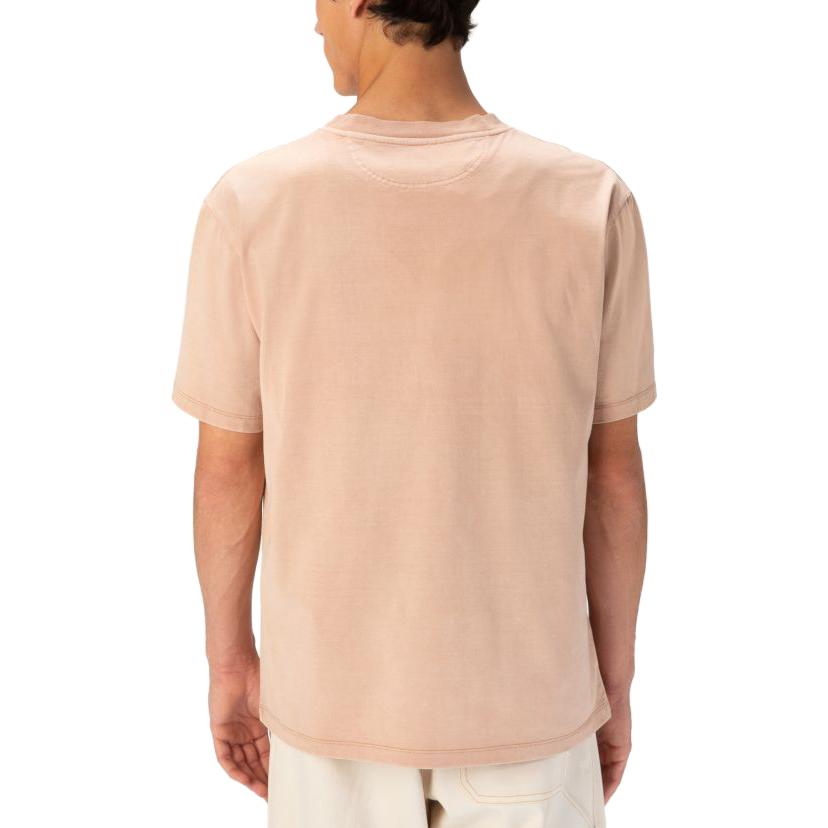 Shop 발리 핑크 로고 프린트 반팔 크루넥 티셔츠. 6300926