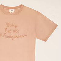 Sizing BALLY 粉色標誌印花短袖圓領T恤 6300926