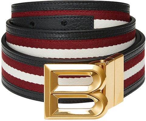 BALLY 紅色皮革腰帶,搭配標誌細節與扣環,寬度3.3公分。 6307313 Buy BALLY 紅色皮革腰帶,搭配標誌細節與扣環,寬度3.3公分。 6307313