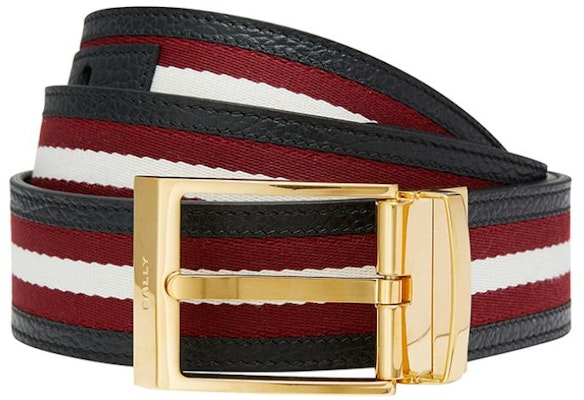 BALLY Red Leather Belt with Pin Buckle, Two-Tone Design, 3.5cm Wide. 6306659 Shop BALLY Red Leather Belt with Pin Buckle, Two-Tone Design, 3.5cm Wide. 6306659