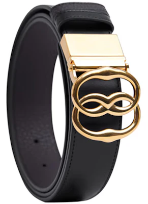 BALLY Sabuk Kulit Reversible Logo B Ganda, Adjustable, Hitam, Lebar 3.5CM 6305108 Lookbook BALLY Sabuk Kulit Reversible Logo B Ganda, Adjustable, Hitam, Lebar 3.5CM 6305108