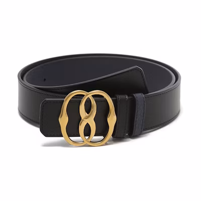 BALLY Reversible Leather Belt 3.5cm - Genuine Cowhide Strap 6305118