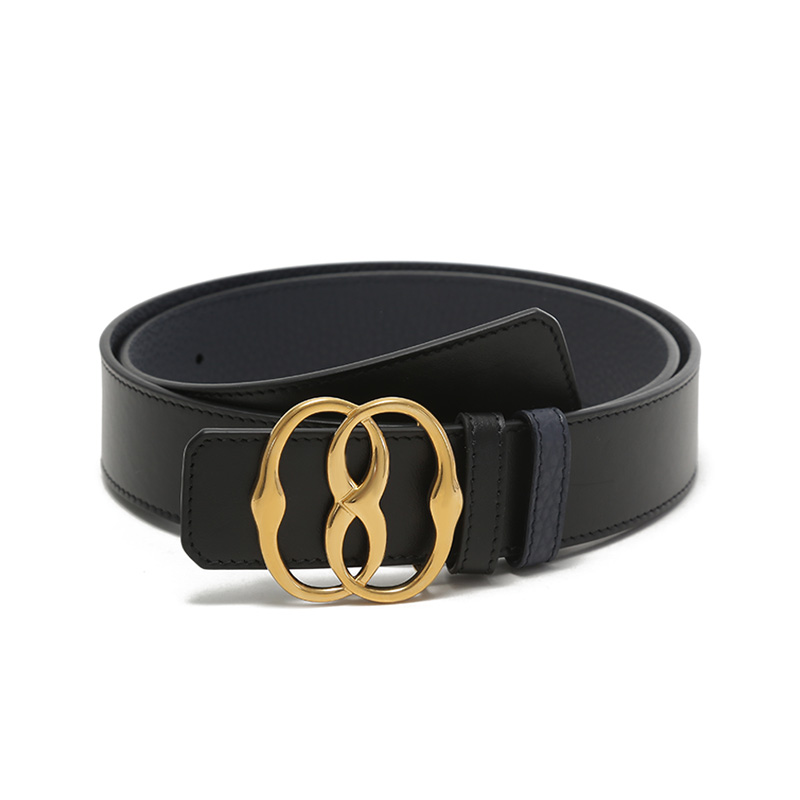 Order BALLY  Reversible Leather Belt 3.5cm - Genuine Cowhide Strap 6305118