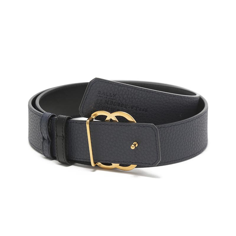 Shop BALLY  Reversible Leather Belt 3.5cm - Genuine Cowhide Strap 6305118