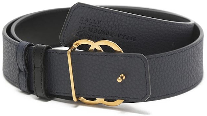 BALLY Reversible Leather Belt 3.5cm - Genuine Cowhide Strap 6305118 Shop BALLY Reversible Leather Belt 3.5cm - Genuine Cowhide Strap 6305118