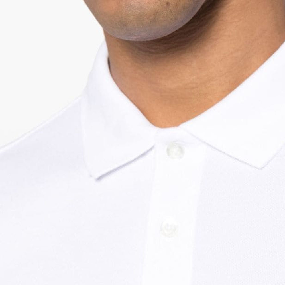 Details for 발리 솔리드 로고 자수 반팔 폴로 셔츠 - 화이트 6305943