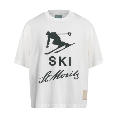 BALLY Solid Color Short Sleeve T-Shirt with Lettering. MCC00P-CO123-U101