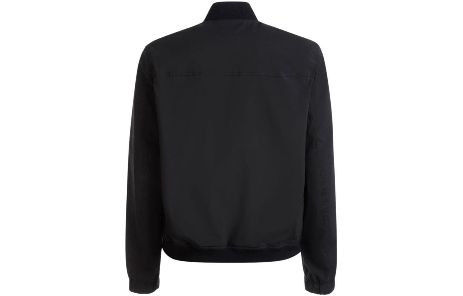 Lookbook BALLY  Solid Logo Long-Sleeve Jacket in Black MOU058NY030