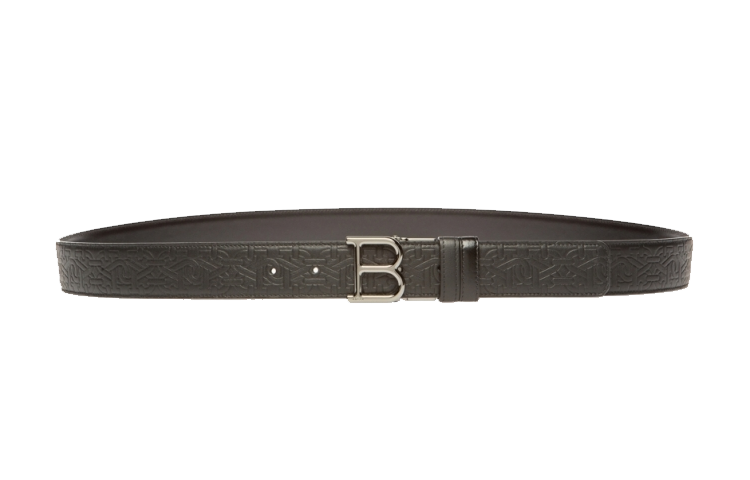 Order BALLY  Stylish Casual Simple Leather Belt Black 3.5cm Width. 6300364