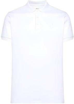 BALLY Kaos Putih Polos Slim Fit Lengan Pendek Leher Bulat. M5BAB11FC0228-U001 Buy BALLY Kaos Putih Polos Slim Fit Lengan Pendek Leher Bulat. M5BAB11FC0228-U001