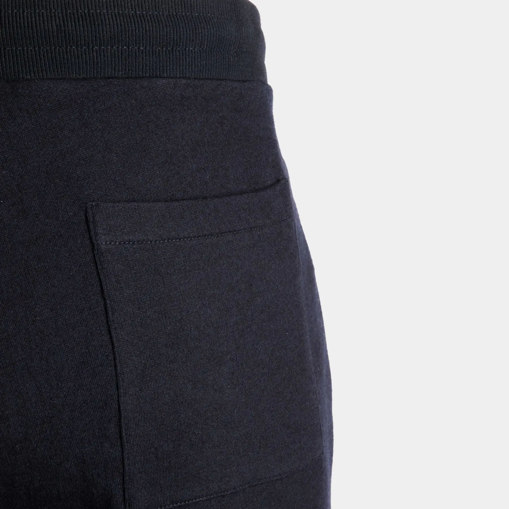 Details for BALLY Seluar Knit Santai Logo Bordir Siri Travel FW24 Navy Blue Adrien Brody 6309557