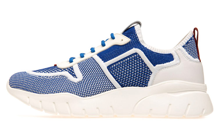 BALLY Bieny 'Blue White Knit'