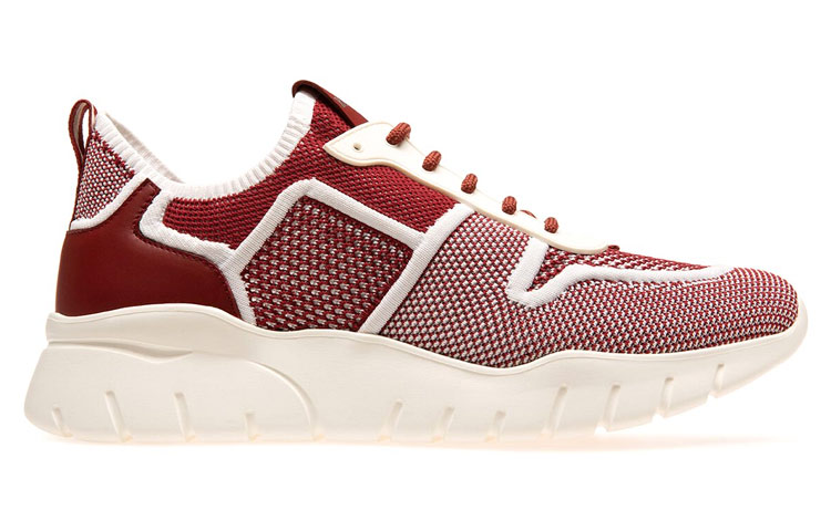 BALLY Bieny Low 'Red White Knit Panel' 圖 2