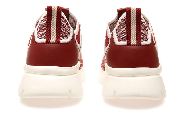 BALLY Bieny Low 'Red White Knit Panel' 圖 5