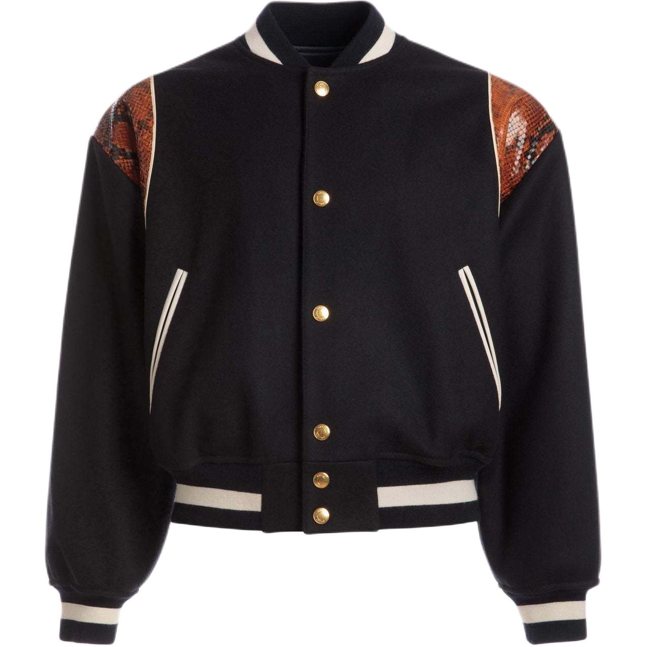 BALLY Black Button-Up Stand Collar Long Sleeve Jacket MOU053WO109U546