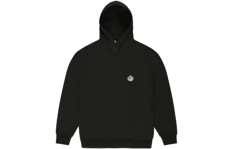 BALLY Black Hoodie with Animal Print Design 6302888