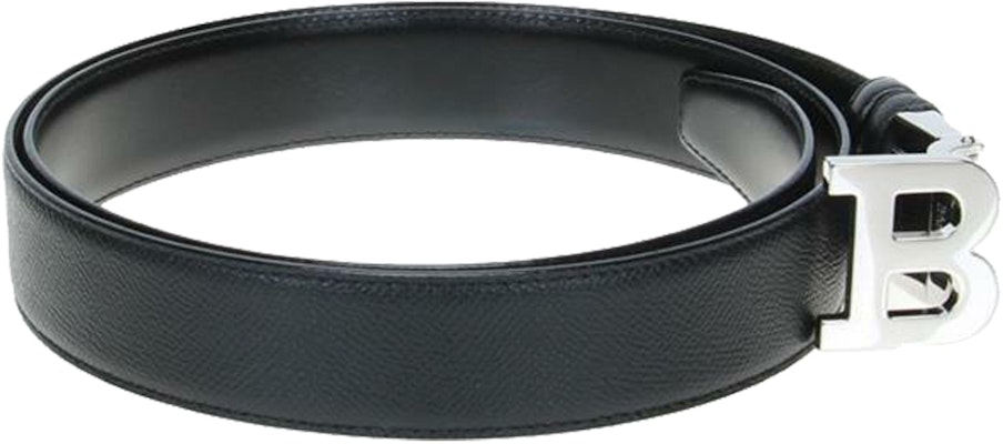 BALLY Black Leather Belt with Smooth Buckle - 3.5cm Width. 6221518 Lookbook BALLY Black Leather Belt with Smooth Buckle - 3.5cm Width. 6221518