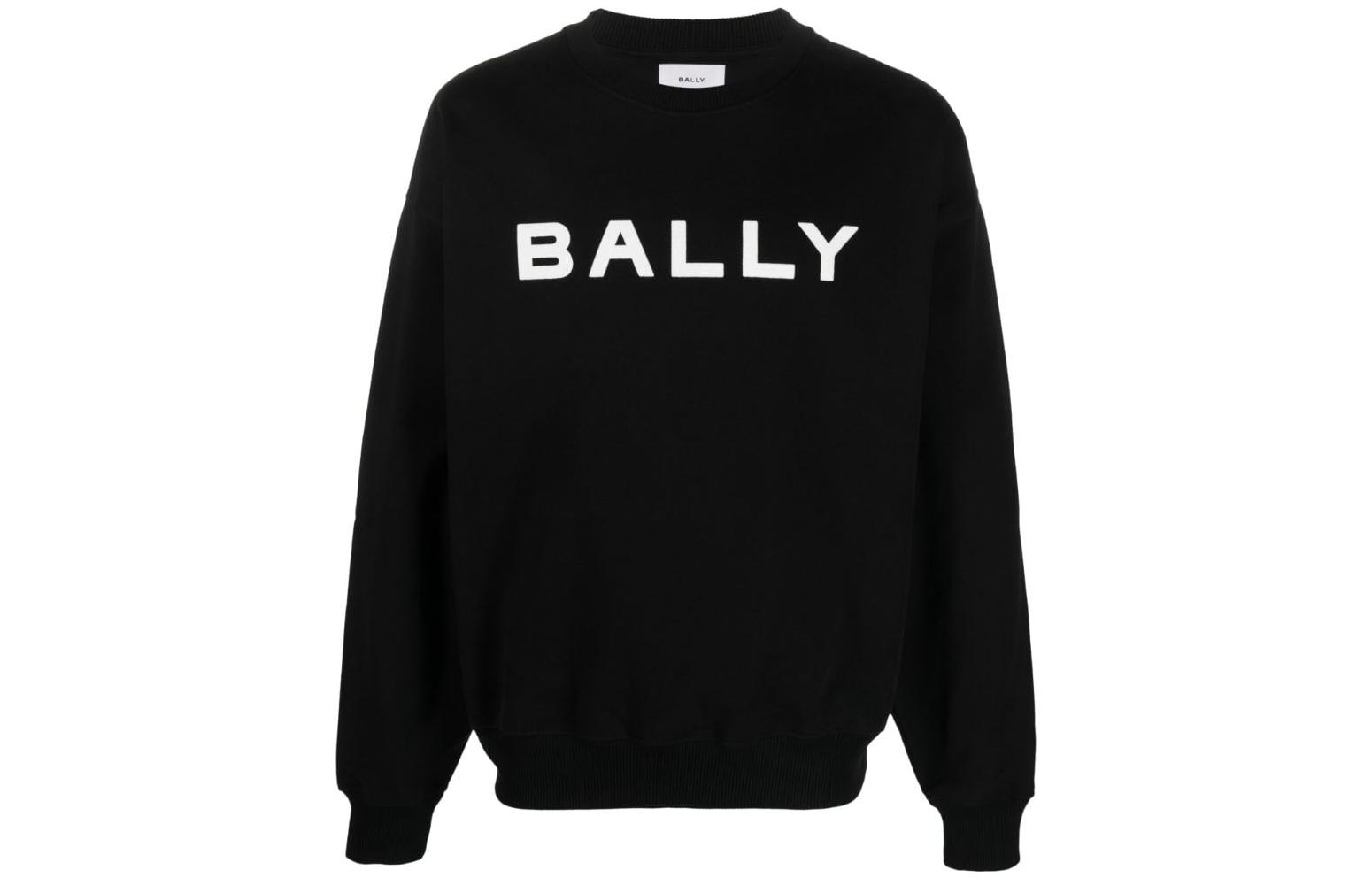 BALLY Black Letter Print Sweatshirt 6305826