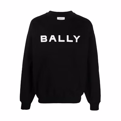 BALLY Black Letter Print Sweatshirt 6305826