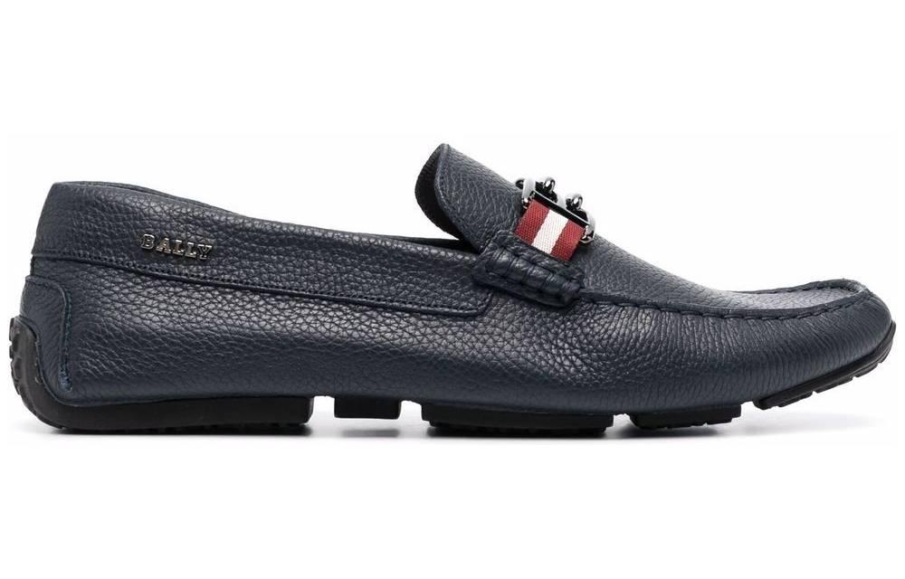 BALLY Blue Flat Shoes , Blue Flat Shoes 'JW_21518761650742650344' 'JW_215187616507426503'