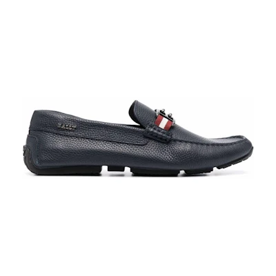 BALLY Blue Flat Shoes , Blue Flat Shoes 'JW_21518761650742650344' 'JW_215187616507426503'