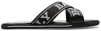 Order BALLY Bonks 'Parche Patchwork en Cuero y Tela Negra' 6221311
