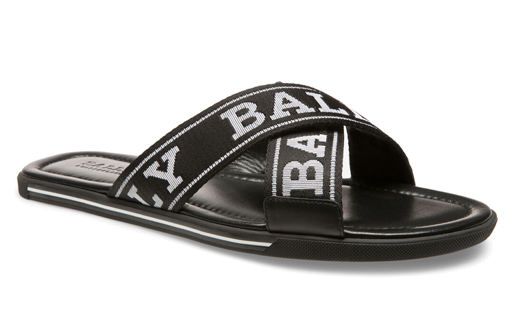 BALLY Bonks 'Black Fabric Leather Patchwork' 圖 3